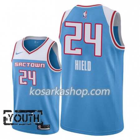 Dres Sacramento Kings Buddy Hield 24 Nike 2018-19 City Edition Plava Swingman - Dječji